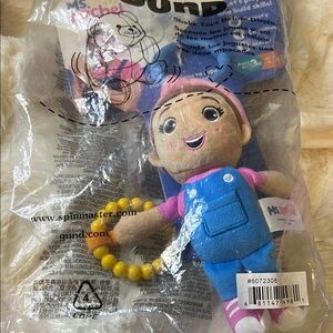 Rachel Doll with Blue Overalls and Yellow Bracelet